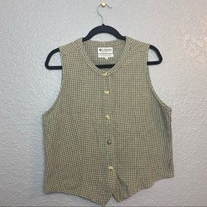 COLUMBIA BUTTON UP CHECKERED SHIRT